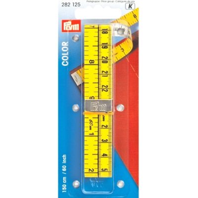 סרט מידה 1.5מ' צהוב