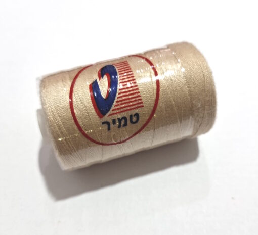 חוט תפירה סינתטי בצבע בז'