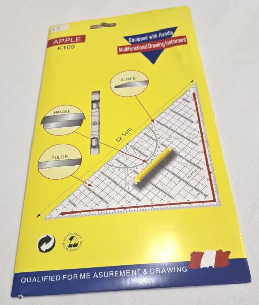 סרגל אריסטו עם ידית בצורת משולש באורך 32.5 ס"מ
