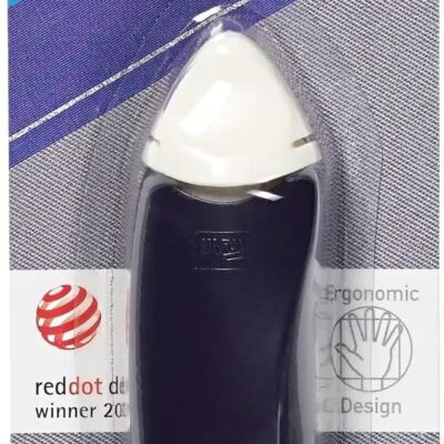 מקל גלגל גיר ארגונומי לתפירה, מייצר קווי גיר עדינים בצבע לבן