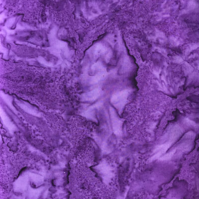 בד באטיק 100% כותנה בצבע סגול, נצבע בצביעה ידנית, הדפס שיש