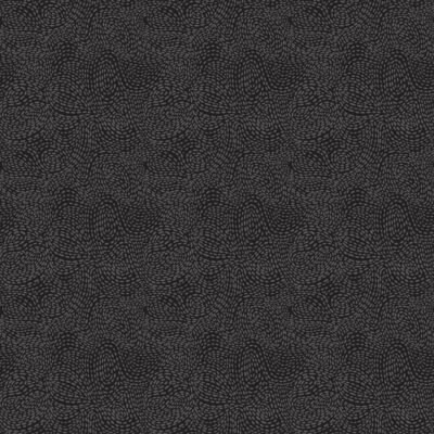 בד 100% כותנה רוחב 1.10 מטר הדפס קווים בגלים בצבע שחור