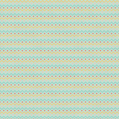 בד 100% כותנה צבעוני הדפס זיגזג ונקודות