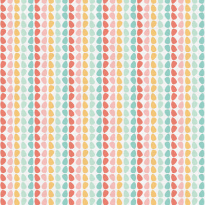 בד 100% כותנה צבעוני הדפס גאומטרי בטורים