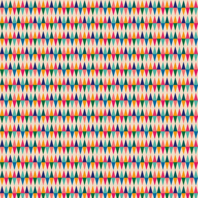 בד 100% כותנה צבעוני הדפס משולשים