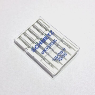 חבילה של חמישה מחטים למכונת התפירה, מחט מספר 70 חברת Schmetz