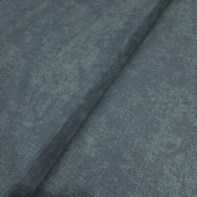 אריג כותנה רחב 2.4 מטר, בגווני כחול ג'ינס בהדפס שיש