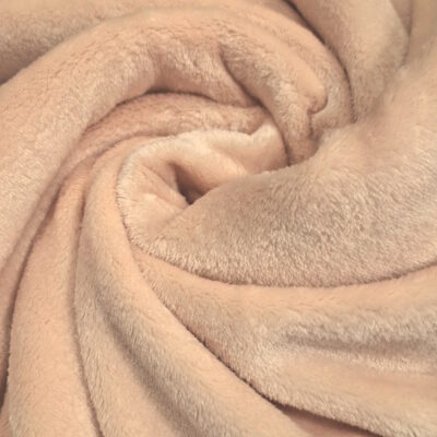 בד מינקי חורפי נעים בצבע אפרסק